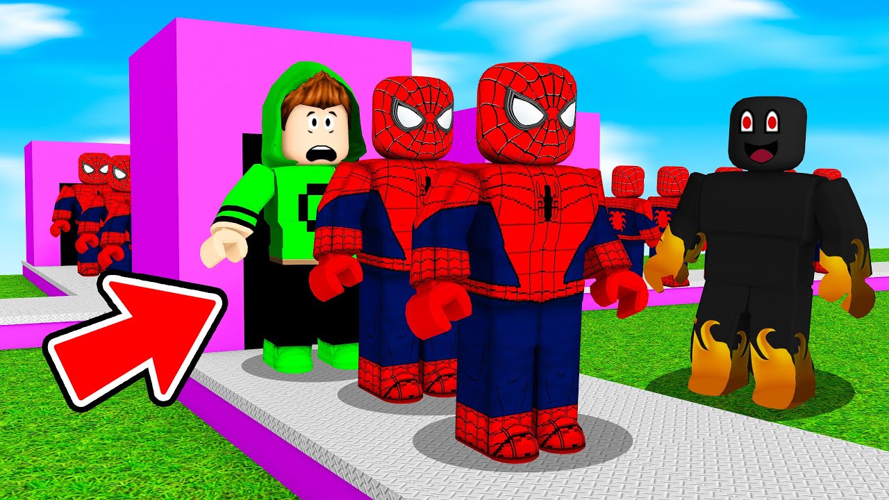 FÁBRICA DO HOMEM ARANHA NO ROBLOX!! (Super Hero Tycoon) 