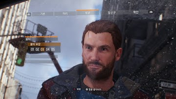 [PS4] The Division - Intro and Character Customise (1080p)