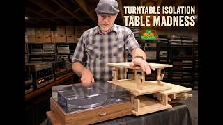 I Over-Engineered a Turntable Isolation Table (And the Solution Was Stupidly Simple)