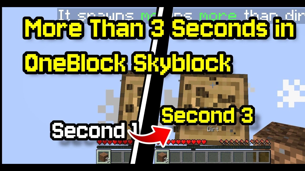 I Tried OneBlock Skyblock (possibly series) - YouTube