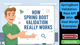 Spring Boot Validation for Production APIs | Best Practices Used in Enterprise Systems | Interview