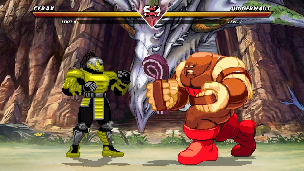 CYRAX vs JUGGERNAUT - MK vs MVC - REQUESTED BATTLE #57 - Street Fighter ...