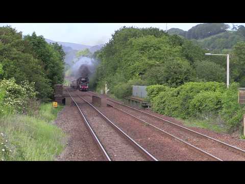 34067 Climbs towards Langho on the Northern Belle 30/5/26.