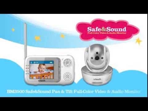 VTech BM3500 Video & Audio Baby Monitor with Pan, Tilt and Night Vision - ThePharmacy