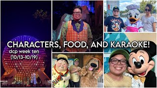 TRYING NEW FOOD, MEETING CHARACTERS AND KARAOKE! | DCP WEEK TEN (10/13-10/19)