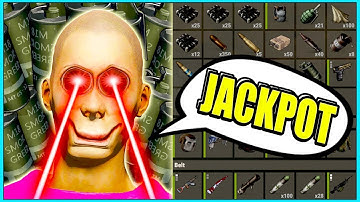 RICH BASE RAID + Airdrop TRAP?! - Casino & CCTV Camera Mods - Terra Rusticus (Rust Modded Raids PvP)