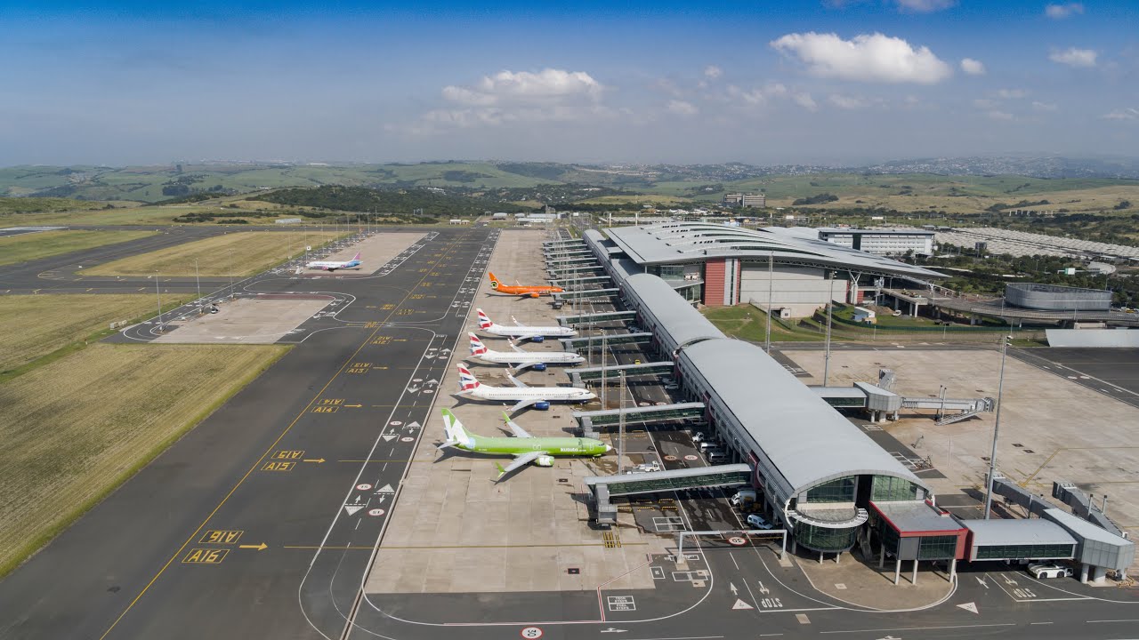 King Shaka Airport Drone Footage YouTube