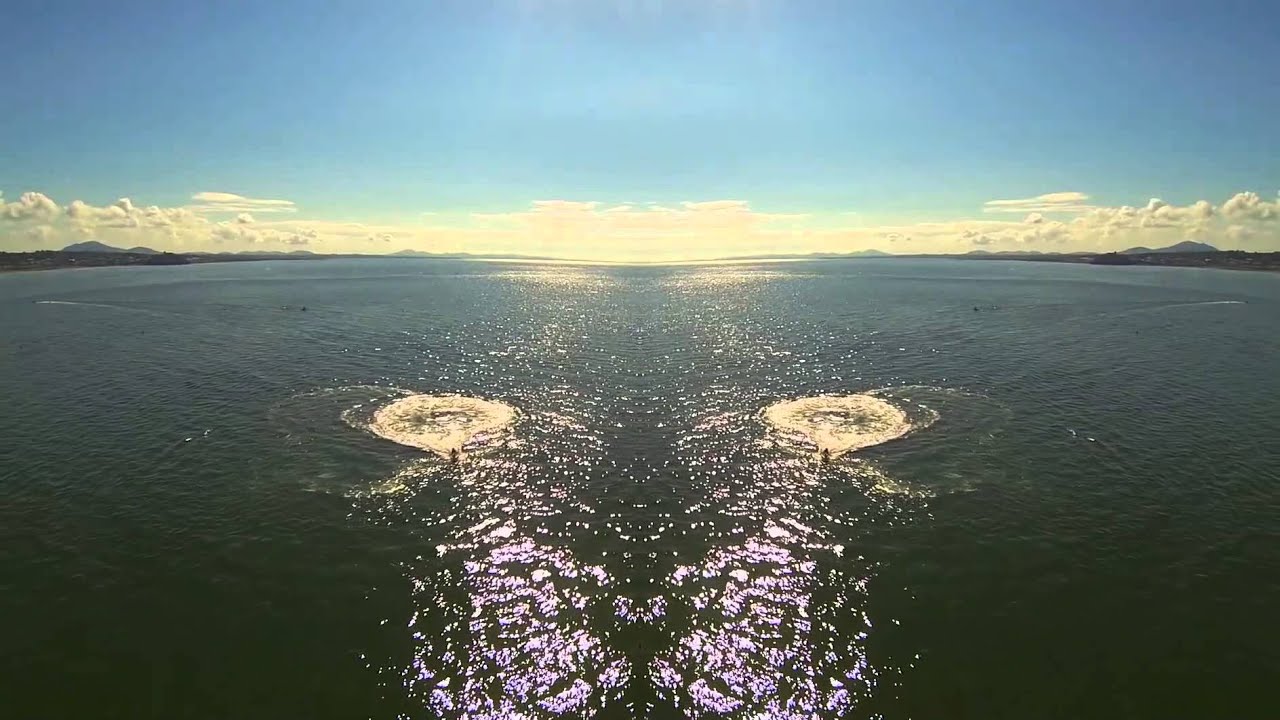 Jet skiing at Black rock sands North Wales - GoPro + Phantom - YouTube
