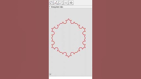 Vonkoch lục giác đều #shorts  #GeoGebra