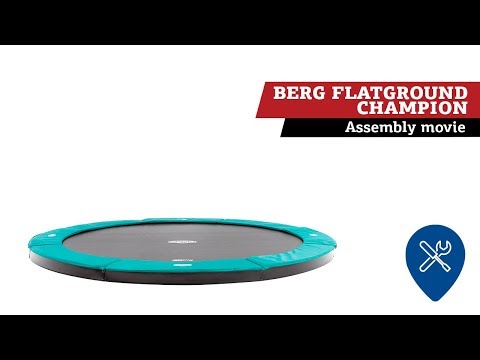 BERG FlatGround trampoline | assembly YouTube