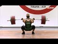 2022 European Weightlifting Championships, Men 81 kg / Тяжелая Атлетика  Чемпионат Европы