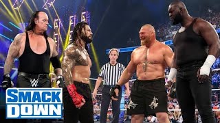 WWE 2K23 Brock Lesnar vs Roman Reigns vs Undertaker vs Omos in Fatal 4 way steel cage match