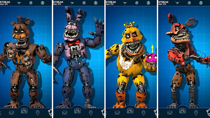 FNAF AR Nightmare Animatronics Jumpscare & Workshop Animations