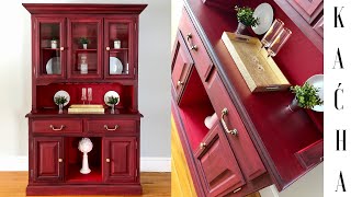 How to use a WASH technique with chalk paint / DIY $20 Upscale