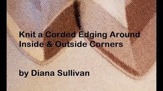 Great I Cord Edging Around Inside & Outside Corners! by Diana Sullivan