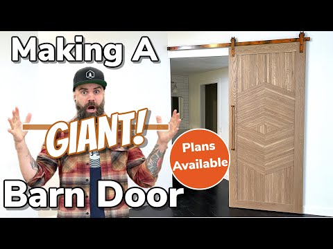Making and Installing a Barn Door || Insanely Easy Barn Door