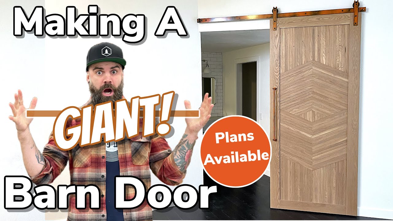 Making and Installing a Barn Door || Insanely Easy Barn Door, on YouTube