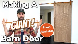 Making and Installing a Barn Door || Insanely Easy Barn Door