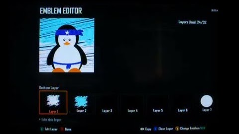 Black Ops 2: Penguin Emblem Tutorial