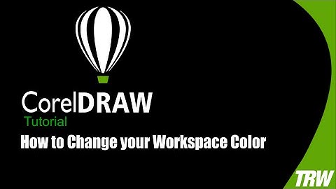 How to Change your Workspace Color in CorelDRAW