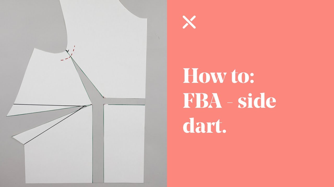 How To: Understand Basic FBA - 1 Dart Bodice (Full Bust Adjustment) 