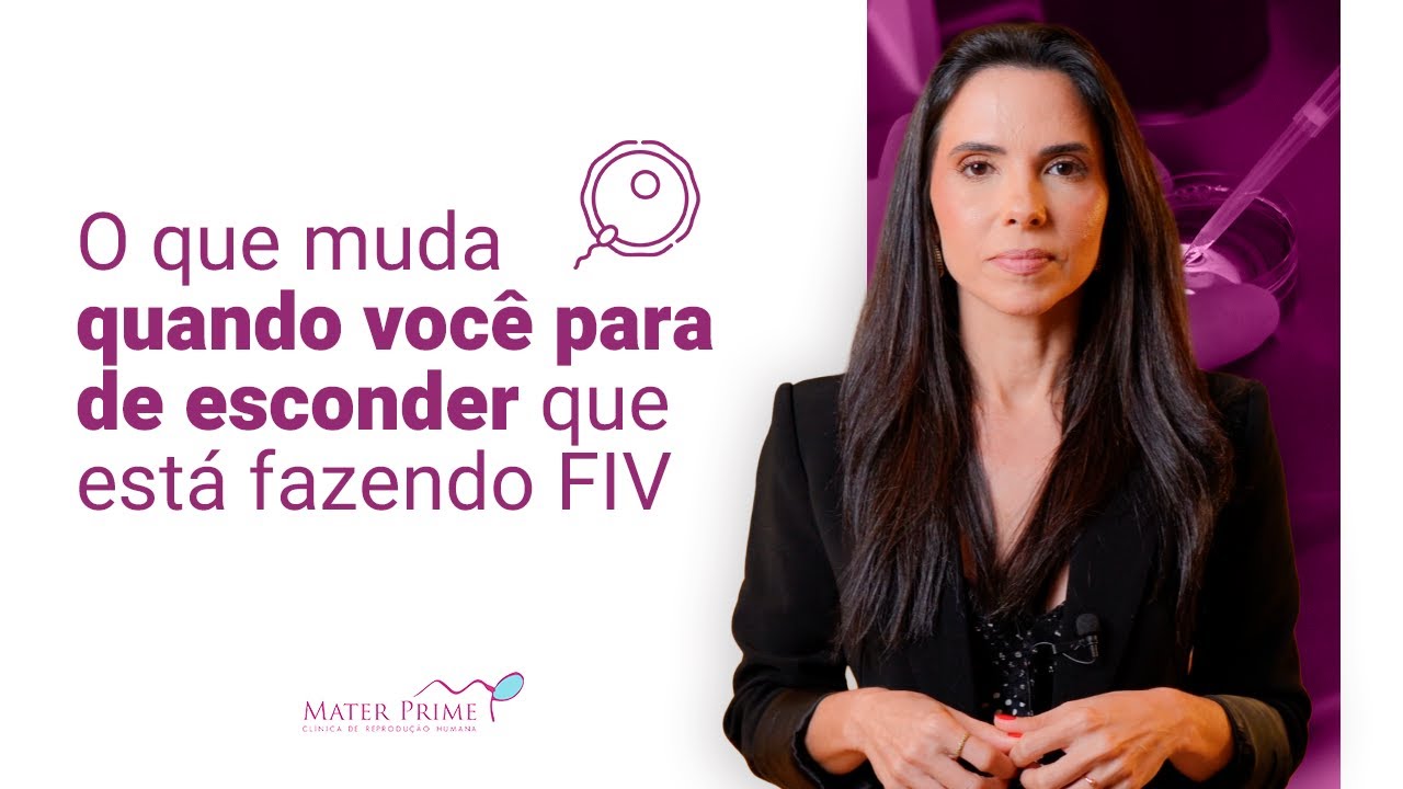 O que muda quando você para de esconder que está fazendo FIV