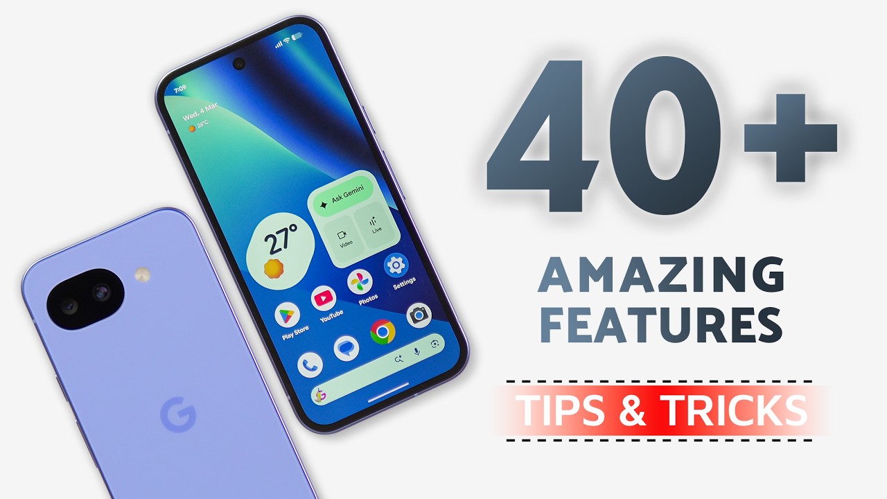 Google Pixel 10a Tips & Tricks | 40+ Special Features - TechRJ - YouTube