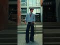 フォーマルを自作デニムで崩す