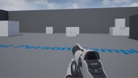 How to hide 1st person gun, arms and crosshair in UE4