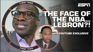CLICKS \& LIKES! Stephen A. \& Shannon call LeBron the FACE of the NBA! | First Take YT Exclusive