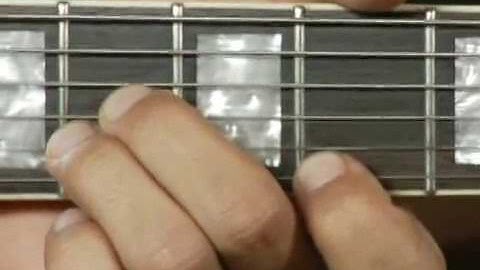 Root Position of Db Major Guitar Chord on the Top Strings