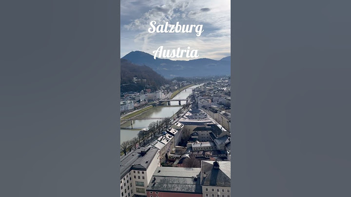 Beautiful View Over City Of Salzburg #austria #salzburg #cityview #city #alps
