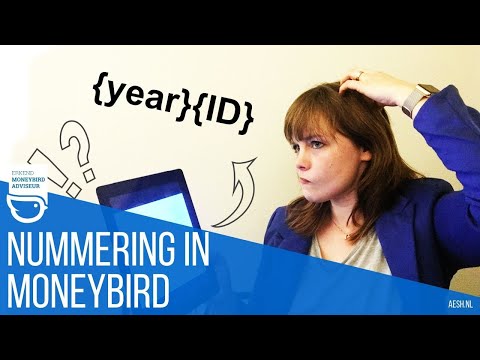 Nummering | Moneybird tutorial