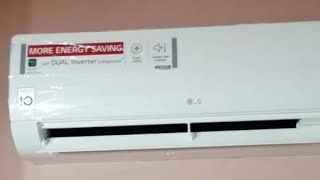 تجميع اجزاء تكييف ال جي الانفرتر بالكامل LG inverter air conditioner assembly