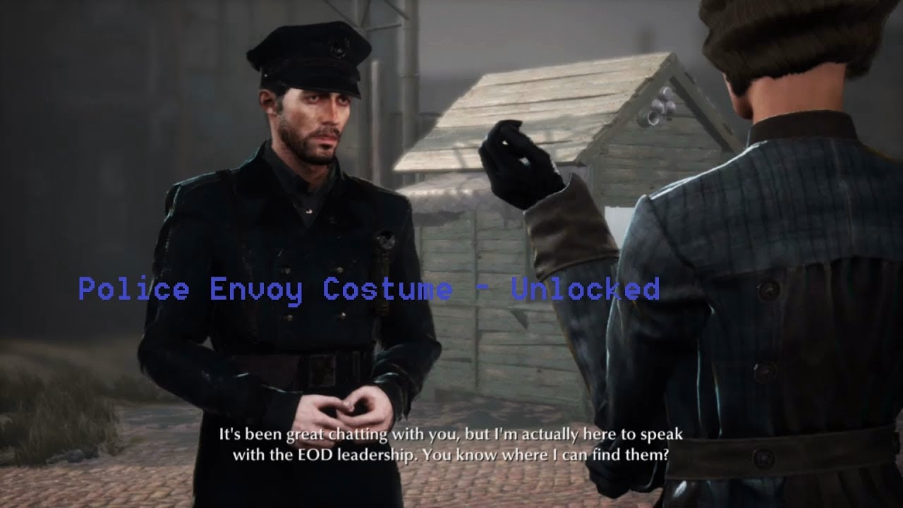 The Sinking City Police Envoy Costume Tsc