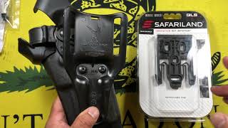 DIY : Safariland QLS Fork install on 6360RDS holster.  2021-03-11