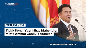 Tidak Benar Yusril Ihza Mahendra Minta Ammar Zoni Dibebaskan