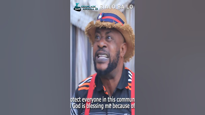 SAAMU ALAJO YORUBA COMEDY SERIES EP 141 (BIALO BA LO)