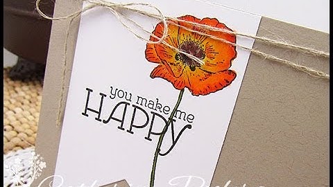 Copic Marker Tutorial with Stampin