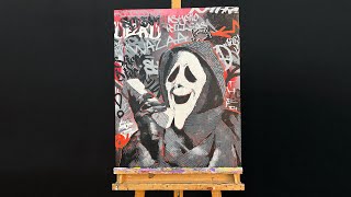 Painting Scary Movie Wazaa In Pop Art