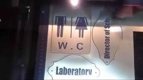 Indoor signs and labels |Universal Laser Systems | Hitec Solutions