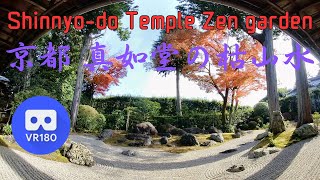 VR180 京都 真如堂 の禅庭[枯山水] Japan KYOTO Shin-nyo-do Temple Zen garden
