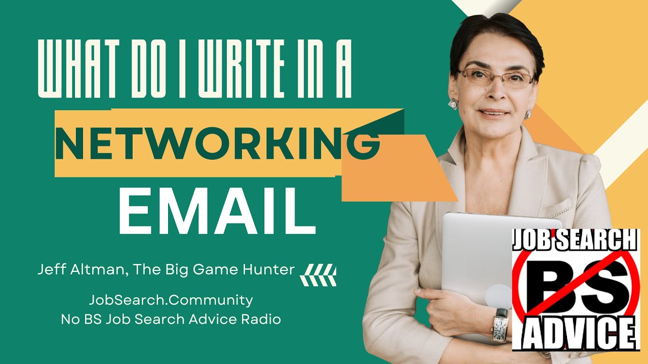 What Do I Write in a Networking Email? - YouTube