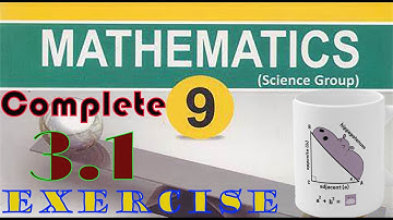 Science Group Mathematics Class 9 Unit 3, Exercise 3.1 Complete