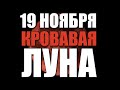 Кровавая Луна 19 ноября 2021 года - лунное затмение и полнолуние