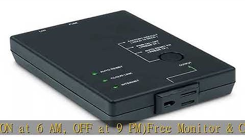 ezOutlet5 - Internet Enabled IP & WiFi Remote Power Switch with Reboot (AC Power/Single Outlet/iOS/