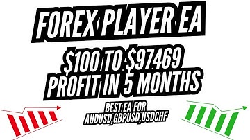 Forex Player EA forex MT4 Robot $100 To $97469 Profit In 5 Months | Best forex robots