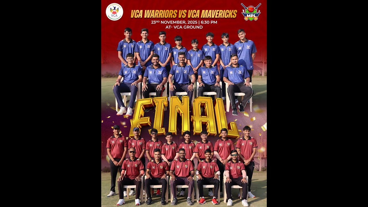 VCA WARRIORS V/S VCA MAVERICKS - MEGA FINAL - YouTube