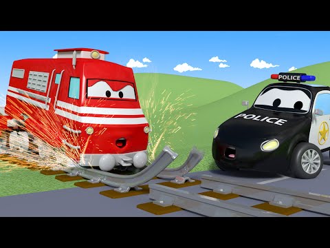 Авто Патруль - Сломанные Рельсы - Автомобильный Город Детский Мультфильм