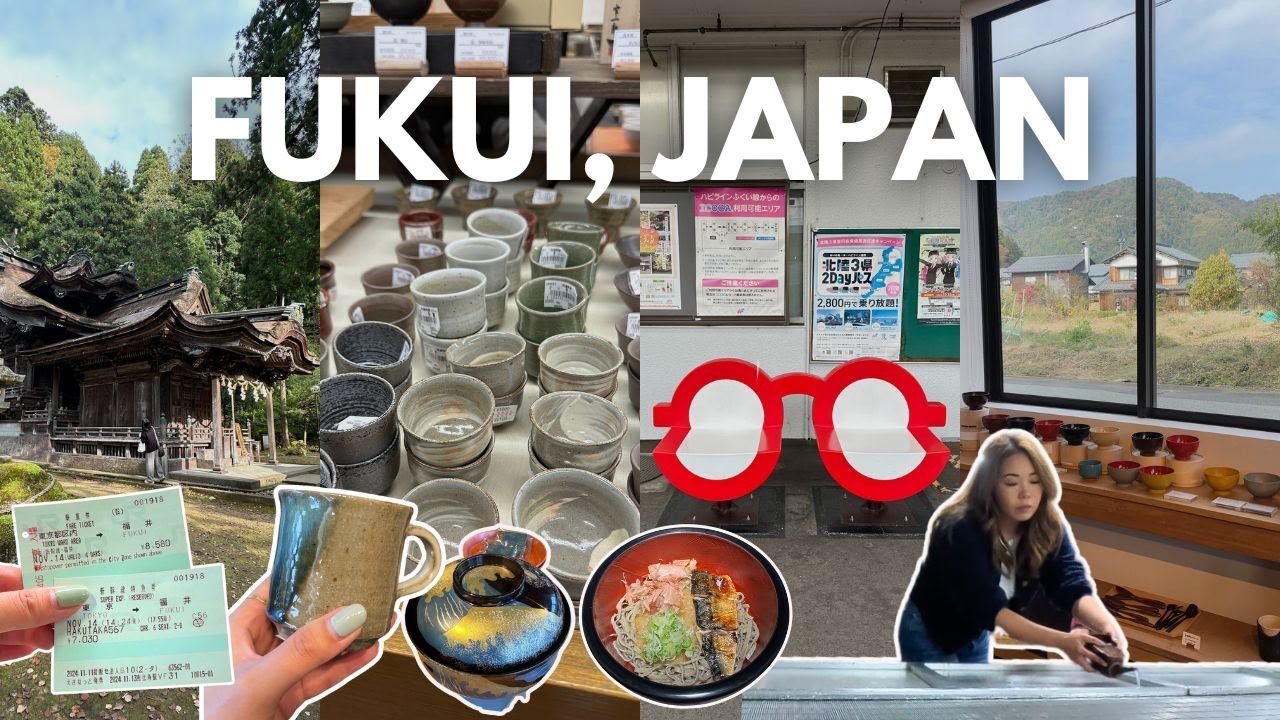 2-Days in Fukui, Japan | Japanese Traditional Crafts Tour, Pottery Village, Washi Paper & More 🇯🇵